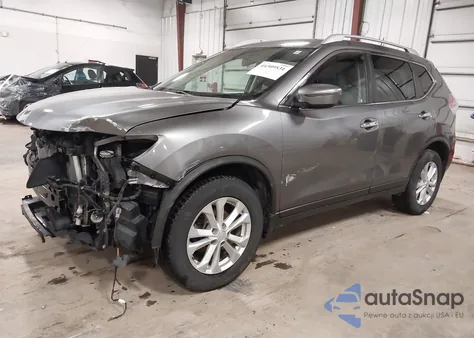 2016 Nissan Rogue Sv z USA, uszkodzony, nr VIN KNMAT2MVXGP693058